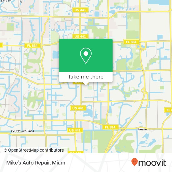 Mike's Auto Repair map