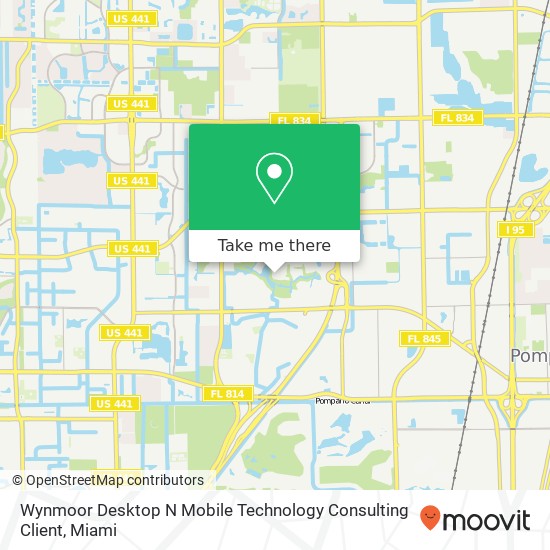 Mapa de Wynmoor Desktop N Mobile Technology Consulting Client