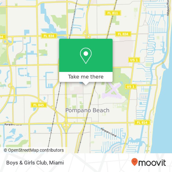 Mapa de Boys & Girls Club