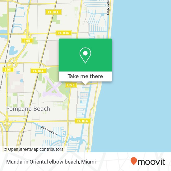 Mapa de Mandarin Oriental elbow beach