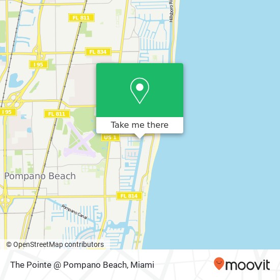 The Pointe @ Pompano Beach map