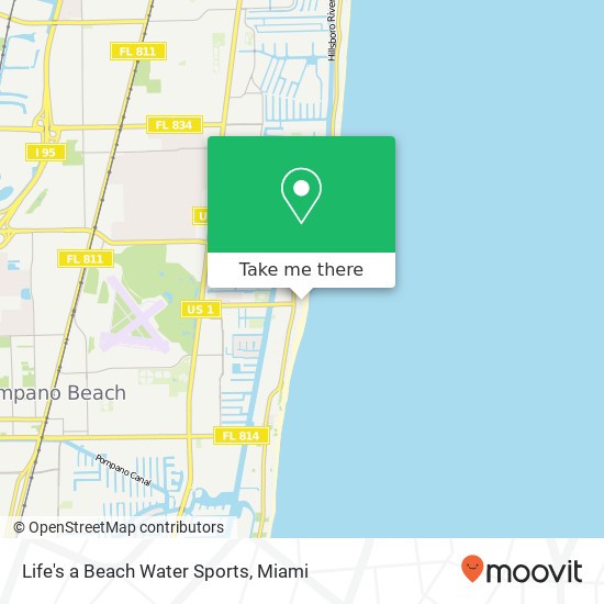 Life's a Beach Water Sports map