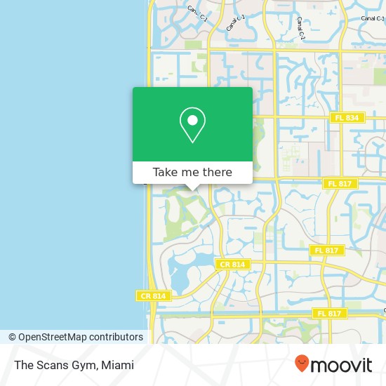 Mapa de The Scans Gym