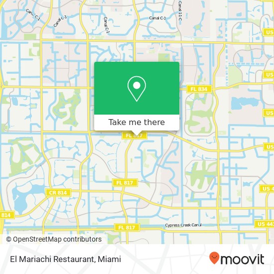El Mariachi Restaurant map