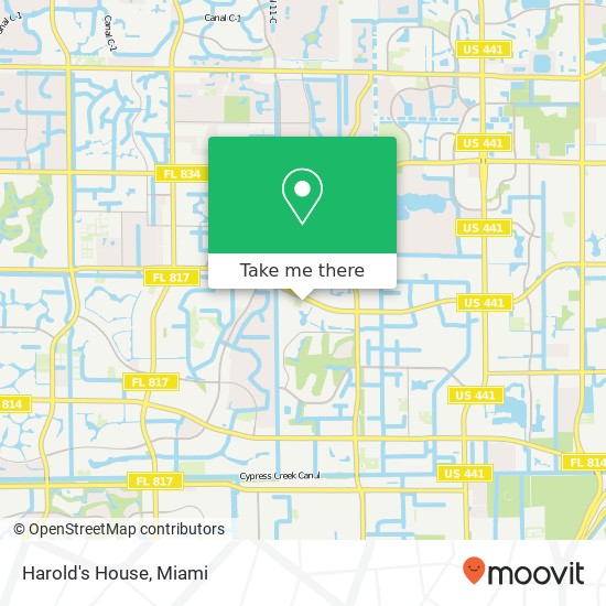 Mapa de Harold's House