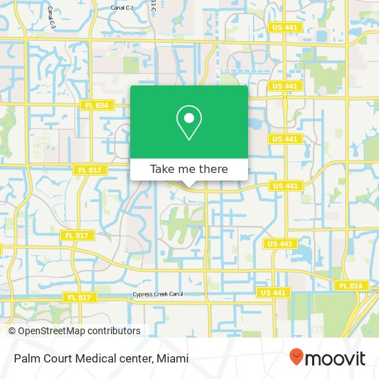 Mapa de Palm Court Medical center