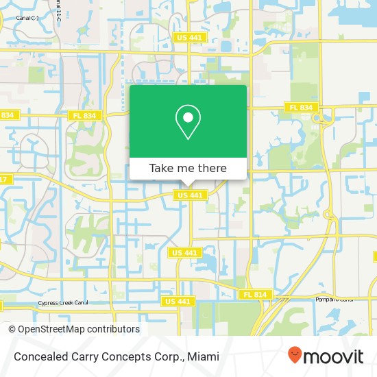 Concealed Carry Concepts Corp. map
