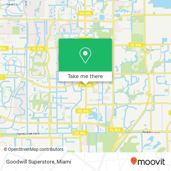 Mapa de Goodwill Superstore