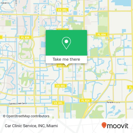 Car Clinic Service, INC map