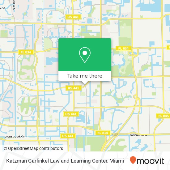 Katzman Garfinkel Law and Learning Center map