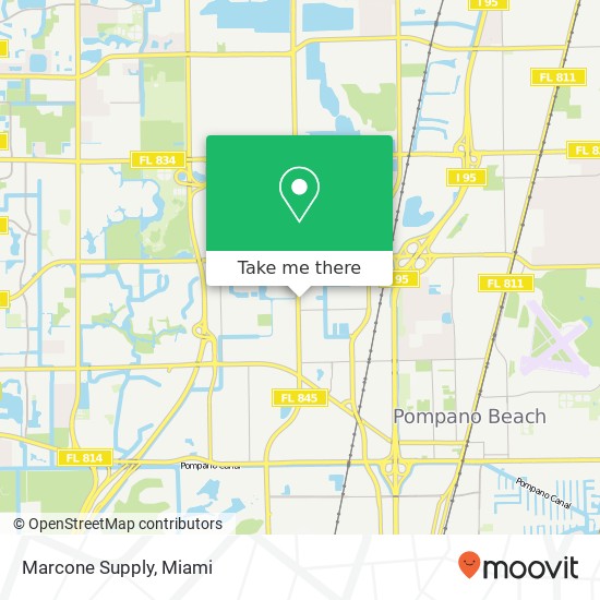 Marcone Supply map