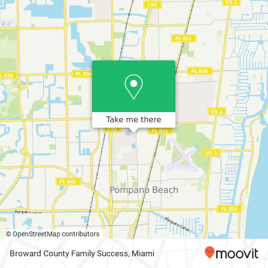 Mapa de Broward County Family Success