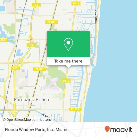 Florida Window Parts, Inc. map