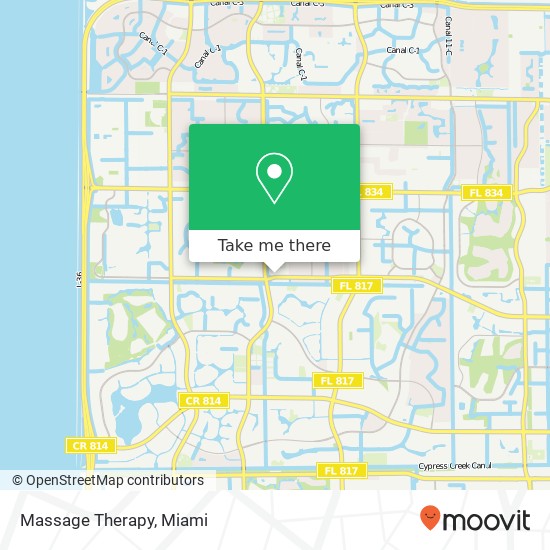 Mapa de Massage Therapy