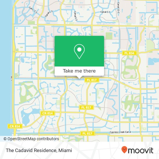 The Cadavid Residence map