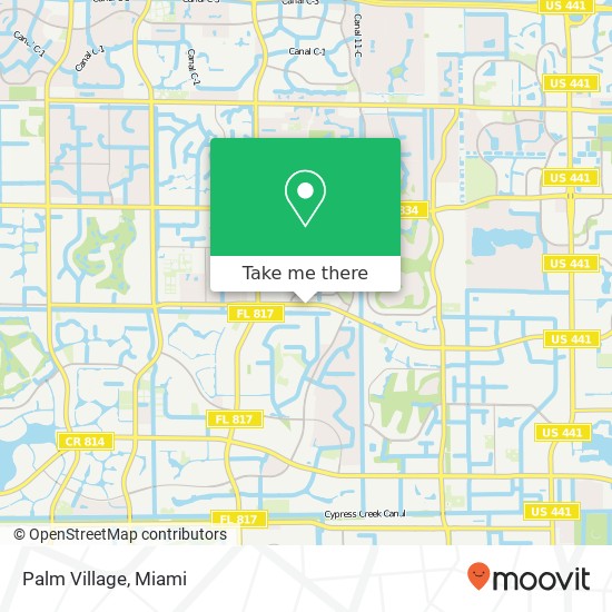 Mapa de Palm Village