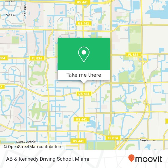 AB & Kennedy Driving School map