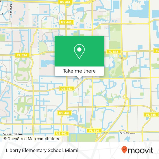 Liberty Elementary School map