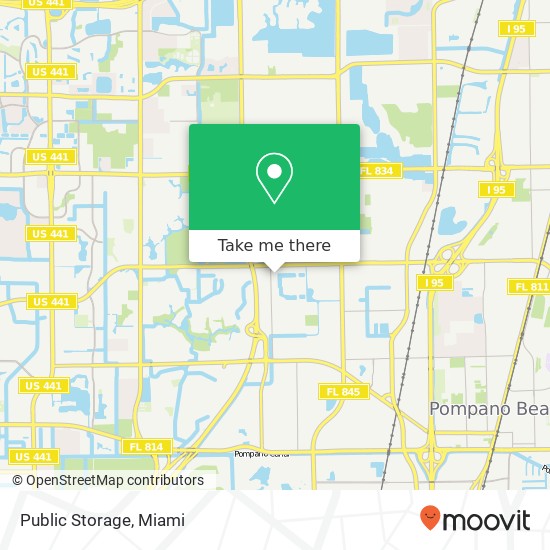 Public Storage map