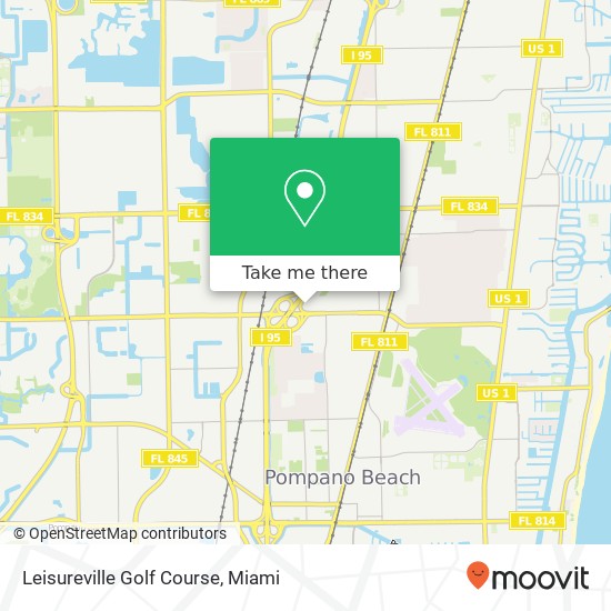 Mapa de Leisureville Golf Course