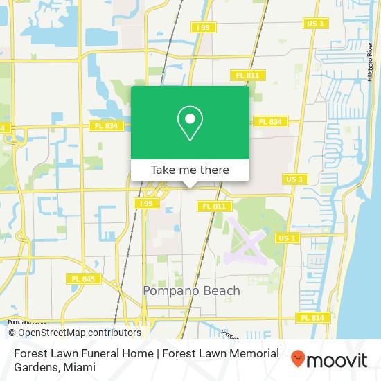 Mapa de Forest Lawn Funeral Home | Forest Lawn Memorial Gardens