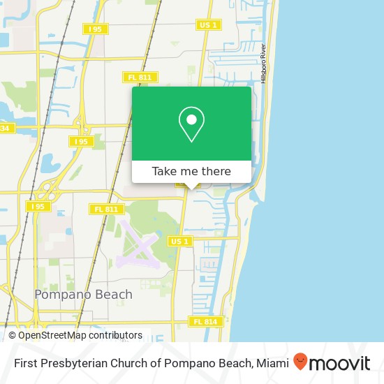 First Presbyterian Church of Pompano Beach map