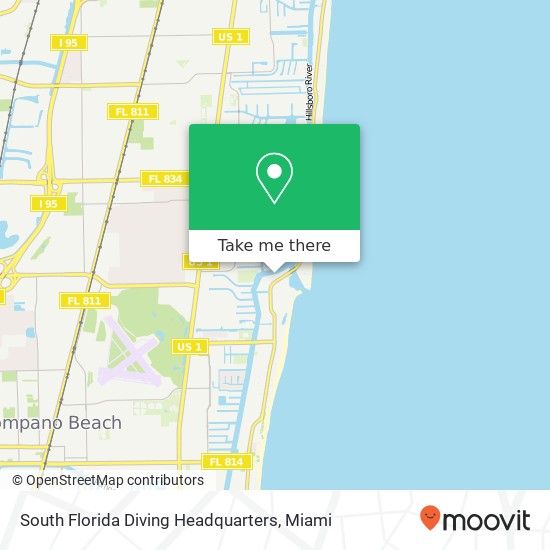 South Florida Diving Headquarters map