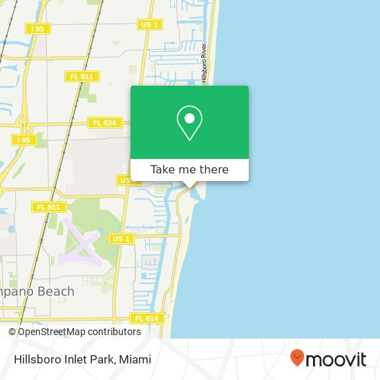 Hillsboro Inlet Park map