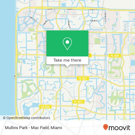 Mullins Park - Mac Field map