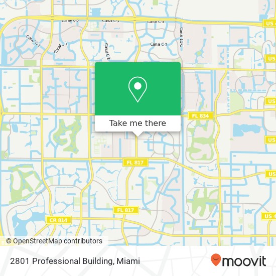 2801 Professional Building map