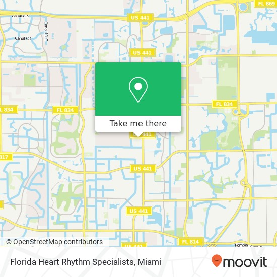 Mapa de Florida Heart Rhythm Specialists