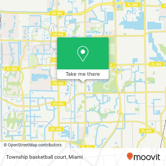 Township basketball court map