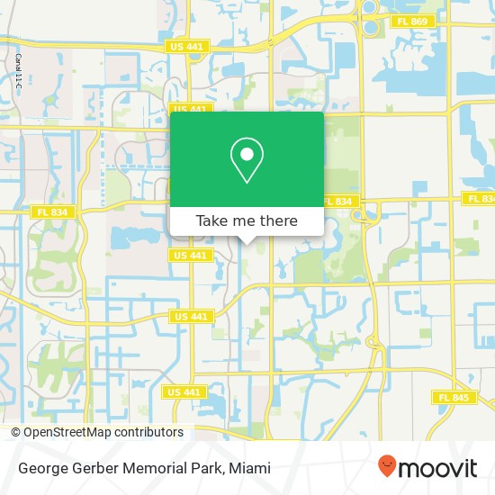 George Gerber Memorial Park map