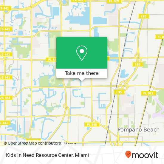 Kids In Need Resource Center map