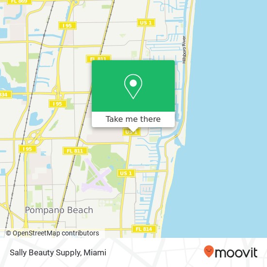 Sally Beauty Supply map