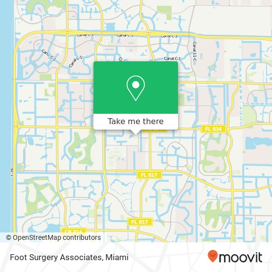 Foot Surgery Associates map