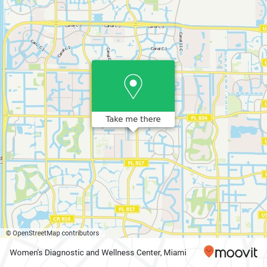 Mapa de Women's Diagnostic and Wellness Center