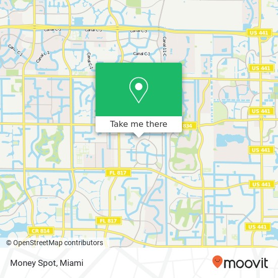 Money Spot map