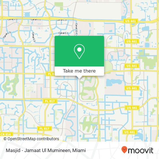 Masjid - Jamaat Ul Mumineen map