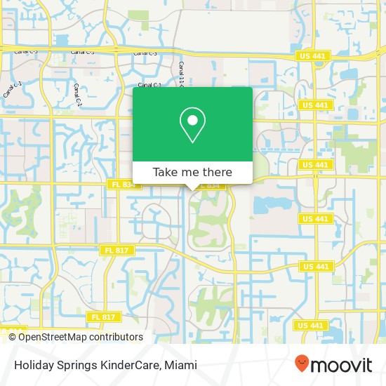 Holiday Springs KinderCare map