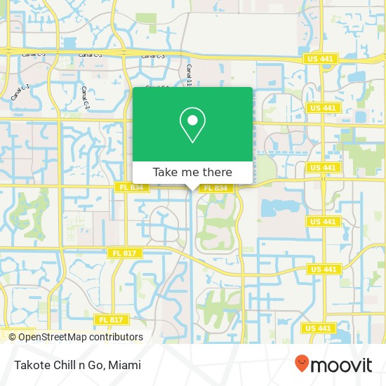 Takote Chill n Go map