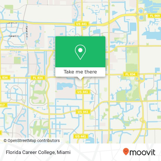 Florida Career College map