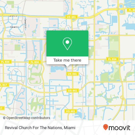 Revival Church For The Nations map