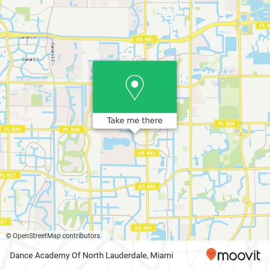 Mapa de Dance Academy Of North Lauderdale