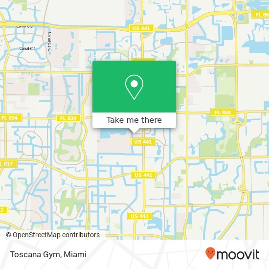 Toscana Gym map