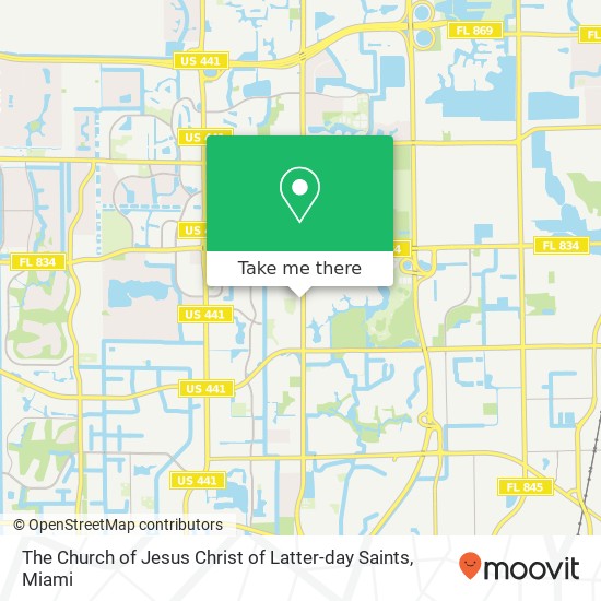 Mapa de The Church of Jesus Christ of Latter-day Saints