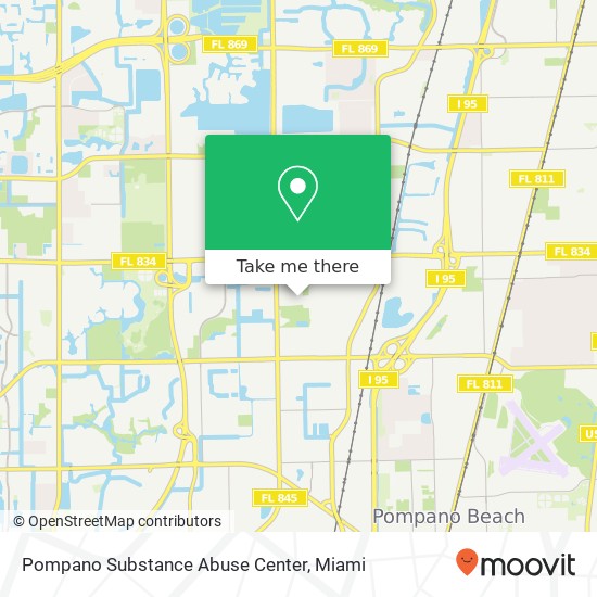 Mapa de Pompano Substance Abuse Center