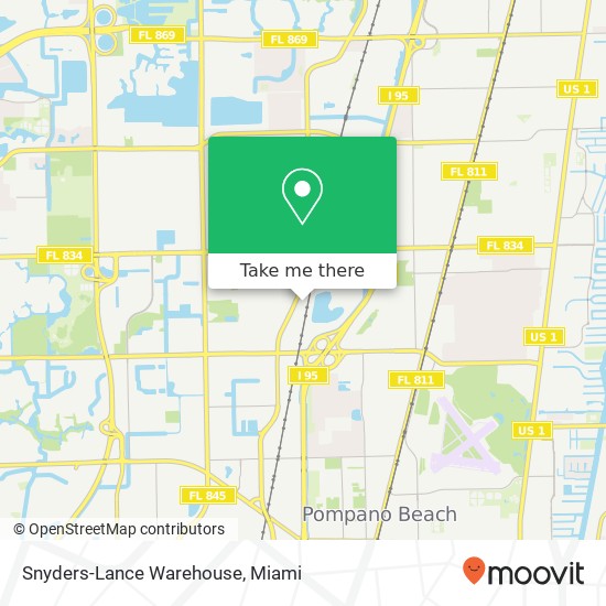 Mapa de Snyders-Lance Warehouse