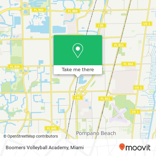 Boomers Volleyball Academy map