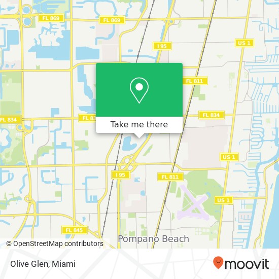 Mapa de Olive Glen
